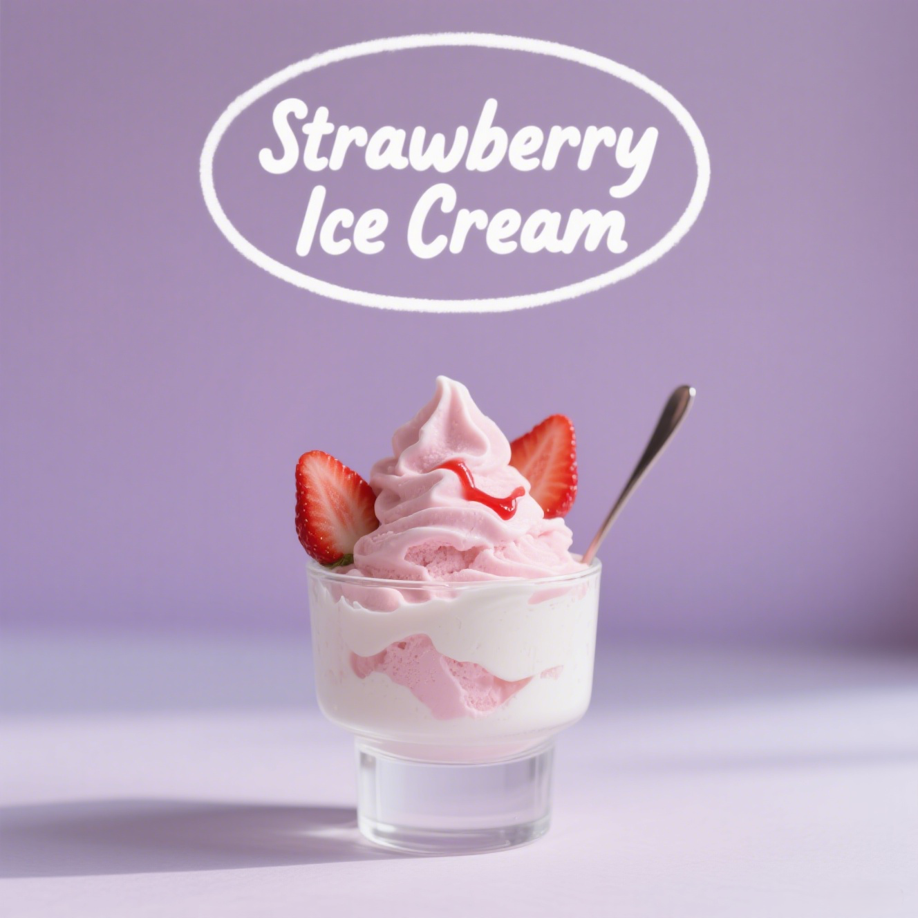 STRAWBERRY ICE CREAM